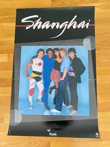Shanghai Rare Original Chrysalis Records Record Store Promo Poster 1982 34x22 - Bild 1 von 10