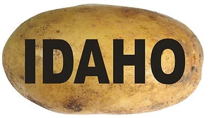 Idaho Oval Bumper Sticker or Helmet Sticker D2328 State Euro Oval Potato - Picture 1 of 1