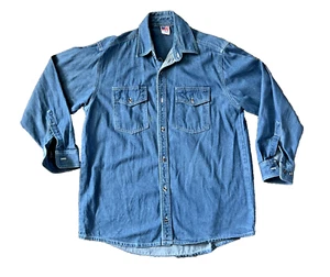 Camicia giacca vintage anni 90 TYCA Denim IMA International Aerospace Machinists Chore taglia L - Foto 1 di 7