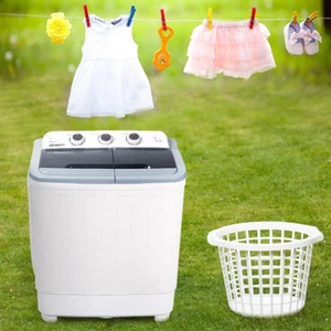 Washing Machine, 5Kg Portable Pressure Mini Washer Machines Cleaner Basket Cloth - Picture 1 of 6