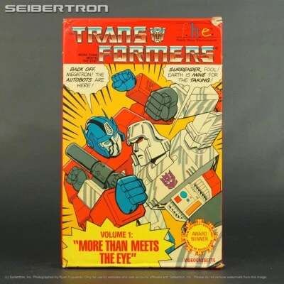 Transformers BETA Tape Vol 1 MORE THAN MEETS THE EYE FHE Big Box 1984 240716A - Image 1 of 4