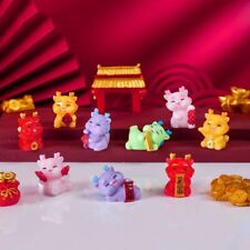 Lucky Charm Wealth Dragon Figurines Chinese New Year Desktop Knickknacks