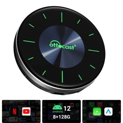 OTTOCAST P3 AI Box Play Store YouTube GPS HDMI Wireless CarPlay Android Auto - Bild 1 von 4