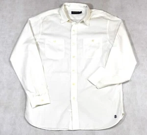 Polo Ralph Lauren Shirt L Large weiß Baumwolle Seide Anker Emblem Vintage Neu mit Etikett selten! - Bild 1 von 5