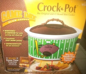  SUPER BOWL...Football Crock Pot/Slow cook...Vintage..New...Never Used..3 Quart  - Picture 1 of 1