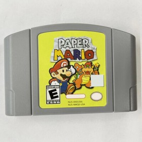Paper Mario (Nintendo 64 N64) Game Cartridge Only - Tested & Working