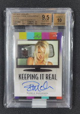 2011 Leaf Pop Century Keeping it Real Pamela Anderson Auto # 5/5 SSP BGS 9.5/10