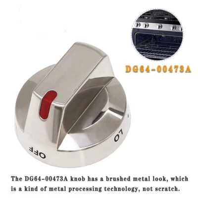Range Burner Control Knob DG64-00473A Compatible For SAMSUNG Range AP5917439 - Image 1 of 4