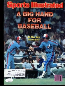 Gary Carter Expos Autographed Signed 1981 Sports Illustrated JSA Authentic - Picture 1 of 2