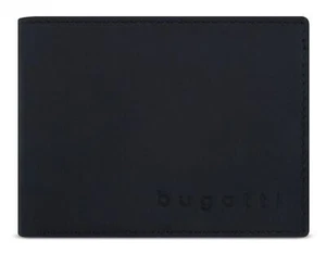 Cartera Bugatti Luca Flap Wallet negra nueva - Imagen 1 de 5