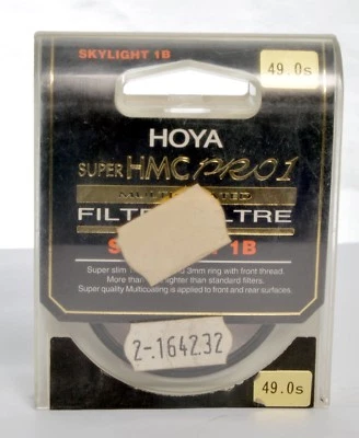 HOYA Filter 49.0smm SUPER HMC PRO1 SKYLIGHT 1B - Image 1 of 3