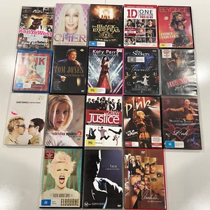 MUSIC CONCERTS DVD Bundle Lot x18 DVD’S Pink, Eurythmics, Cher - Picture 1 of 13