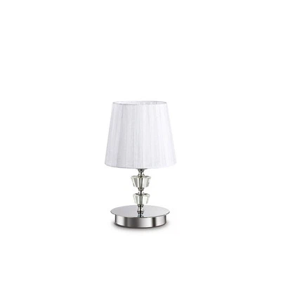 Lampade Da Scrivania - Ufficio Classica Pegaso Metallo Bianco 1 Luce E14 Small - Immagine 1 di 2