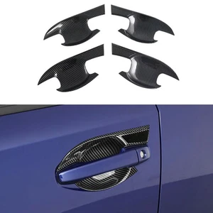 For Subaru Forester 2025 2026 Carbon Fiber Exterior Door Handle Bowl Cover Trim  - Picture 1 of 6