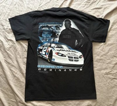 NASCAR Ryan Newman 12 Engineered for Dominance Camisa de Carreras QHW Negra Hombres Mediana Foto 1 de 4