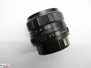 Zenit Standard-Objektiv PK-Bajonett (Pentax-K) MC Helios-44K-4 1:2/58 mm lens - Picture 1 of 3