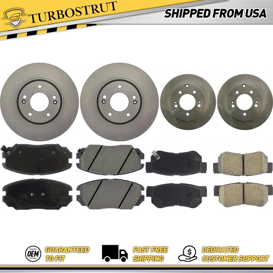 Kit de pastillas de freno delanteras y traseras originales para Hyundai Sonata 2005 2,7 L Foto 1 de 1