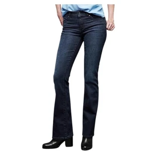 GAP Perfect Boot Mid Rise Jeans Dark Wash Denim Damen Gr. 30 Flare Leg Classic - Bild 1 von 8
