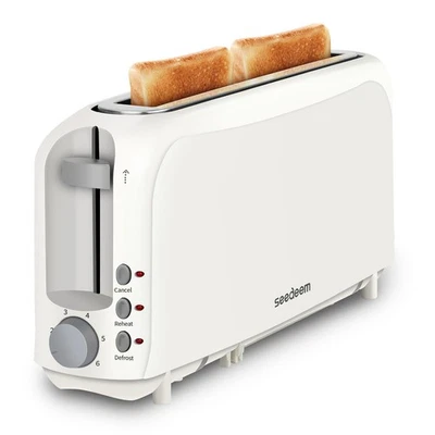 SEEDEEM 2 Slice Slim Toaster, Single 10" Long Slot Toaster Fits Bagels & Arti... - Image 1 of 4