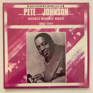 Pete Johnson – Boogie Woogie Mood 1940-1944 - 1980 US Vinyl LP - Near Mint NM/NM - Picture 1 of 4