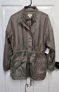 Open Edit Drawstring Waist Oversize Jacket Small - Picture 1 of 4