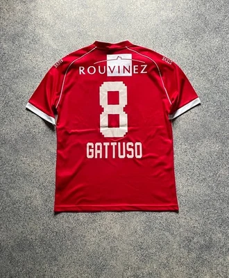 Sion Fußballtrikot 2012-2013 Away Fußball Trikot Errea signiert #8 Gattuso... - Bild 1 von 4