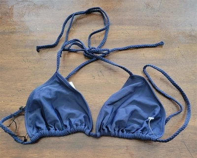 Nuevo con etiquetas Rachel Pally Palau Prisma Azul Triángulo Corbata Halter Bikini Top de Natación 123614 Foto 1 de 2