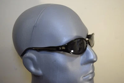 复古 Y2K American Eagle Outfitters 包裹太阳镜小号黑色 — 第 1/4 张图片