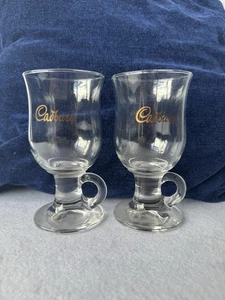 Cadbury Hot Chocolate Irish Kaffeetassen 2er Set Vintage Retro Design Glas - Bild 1 von 5