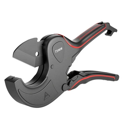 Pipe Cutter 42/63/75MM Large PVC Cutter Ratchet Water Hose Plumbing Plumbers UK - Image 1 of 4