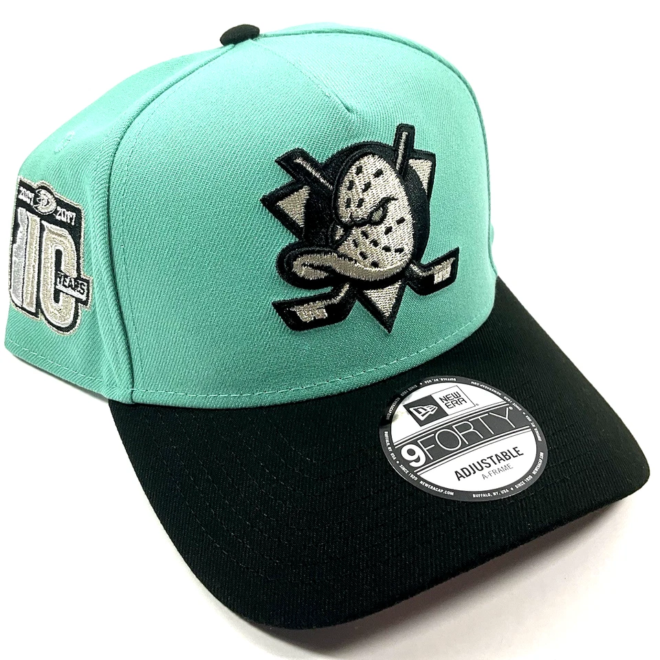 Gorra New Era Anaheim Ducks Exclusiva DIAMANTES Como Nueva 9FORTY A-Marco Snapback Foto 1 de 4