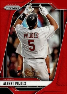 2025 Panini Prizm #97 Albert Pujols Red Prizms #/299 - Picture 1 of 2