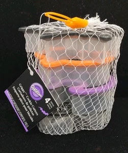 Wilton Halloween Grippy Ausstecher Set 4 Kunststoff Fledermaus Kürbis Geist Katze NEU - Bild 1 von 5