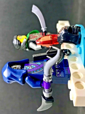 NINJAGO © LEGO WARRIOR MONK WOLF + KRUX ACRONIX THE BOSS - Imagen 1 de 4