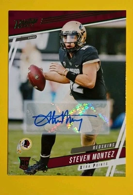 Steven Montez RC 2020 Panini Prestige Rookies #289 Xtra Points Green AU Signed - Image 1 of 3
