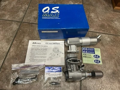 O.S. Max 160 FX 19260 RC Plane Engine - Image 1 of 4