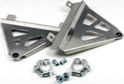 Works Connection Radiator Brace - Silver Motorcycle Dirt Bike 18-709 1901-0763 - Image 1 of 4