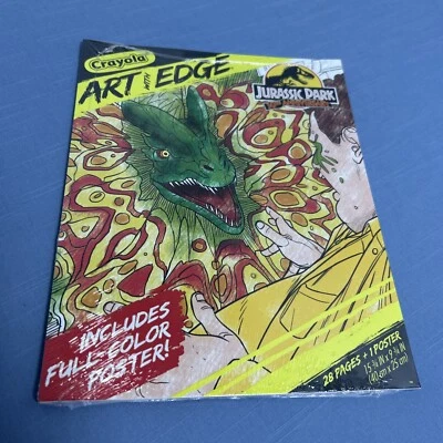 Jurassic Park 30th Anv: Crayola Art with Edge w/28 Coloring Pages & Poster - Image 1 of 4
