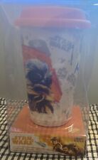 STAR WARS Double Walled Cermaic Travel Mug Rubber Lid Park Avenue New Chewbacca