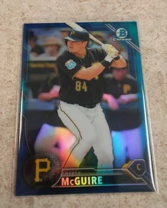 2016 Bowman Chrome REESE MCGUIRE Blue Refractor 047/150 - Picture 1 of 1