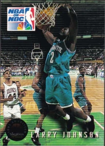 1993-94 Skybox Premium #4 - Larry Johnson - Picture 1 of 2