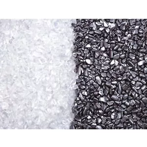 Bonos de carga y bloques de descarga cristal de montaña hematita mini chips 100 gr (50 gr cada uno) - Imagen 1 de 3