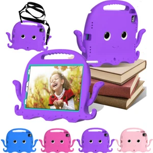 Kids Foam EVA Handle Case Stand Cover For iPad 5th 6th Generation Air 1 2 4 Mini - Picture 1 of 64