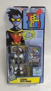 Bandai Teen Titans Cyborg 3 .5” Action Figures w/ Game Card Blue Card - Picture 1 of 2