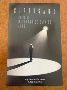 Barbra STREISAND Official Merchandise Catalog for 2006 Tour & On-Line Orders - Picture 1 of 3