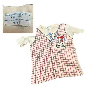 1960s Aspirations Lawyer Novelty Print Tee T Shirt Single Stitch / Boy’s 6 *  - Picture 1 of 4