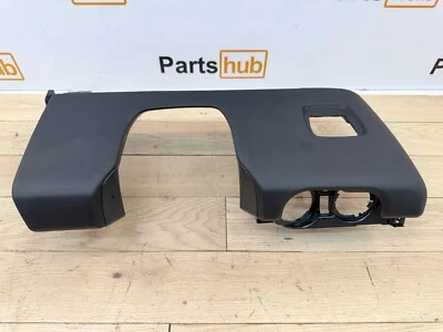 Porsche Cayman 981 2015 OEM delantero izquierdo cuero negro tablero inferior panel de moldura #0441 Foto 1 de 4