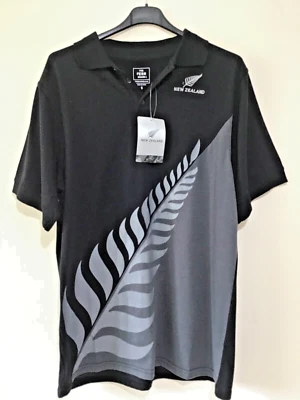 Camiseta The Fern Brand Nueva Zelanda Crawfords Mangas Negra Gris Talla Pequeña Nueva Con Etiquetas Foto 1 de 4