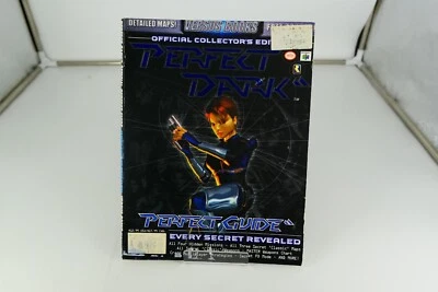 PERFECT DARK Nintendo 64 Versus Books Perfect Guide Collectors Edition BLUE FOIL - Image 1 of 2
