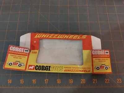 Corgi #509 Porsche Targa 911S Police Car Original Box Only - Image 1 of 2